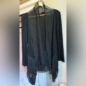 Sheer Black Top by Femme Fatale